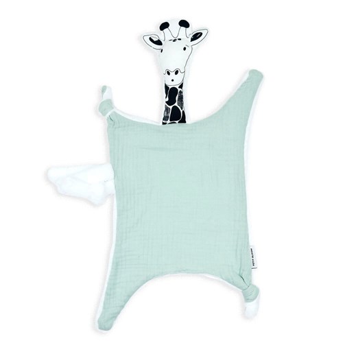 Petit Bloom - Doudou lange girafe sauge