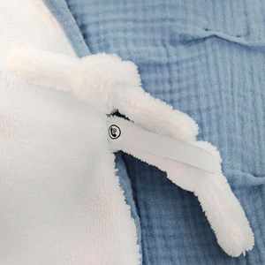 Doudou lange ours brun orage