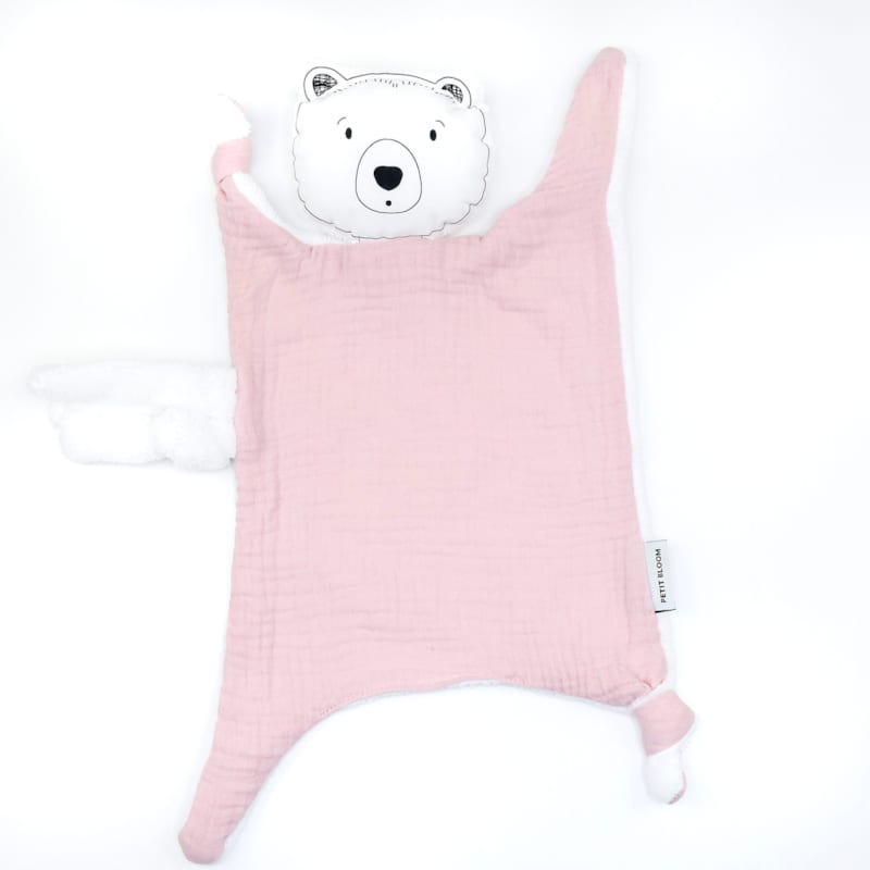 Doudou lange ours brun pétale (Petit Bloom) - Couverture