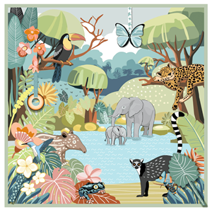 Tapis d'activité  la jungle