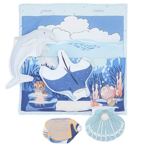 Panneau d'activité le lagon