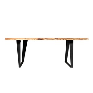 Table à manger en bois d'acacia 200 cm