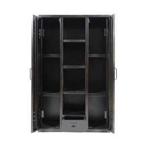 Armoire en métal noir 2 portes locker