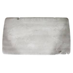 Table basse en ciment et métal grey