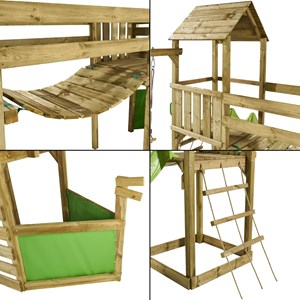 Aire de jeux pirate avec vigie willi