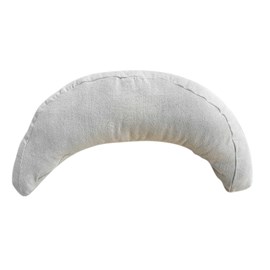 Coussin media luna écru