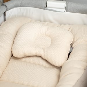 Coussin cale-tête nid d'abeille coton