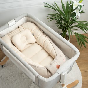 Coussin cale-tête nid d'abeille coton