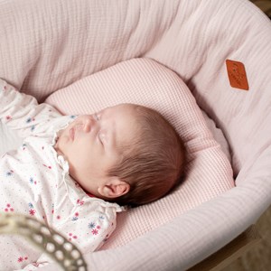 Coussin cale-tête nid d'abeille coton