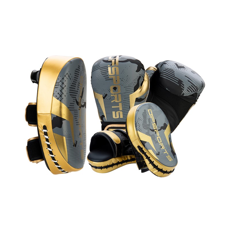 Set d'entrainement box gris-or - 12oz