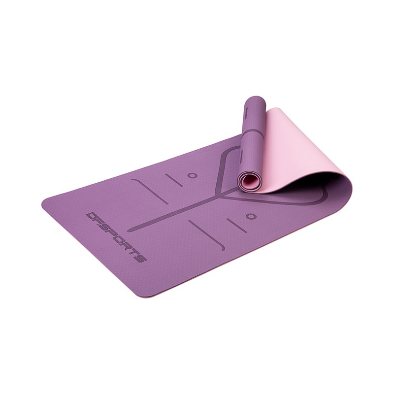 Tapis de yoga antidérapant violet