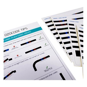 Stickers de codage pour ozobot