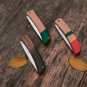 Gaine De Ceinture Pour Couteau En Bois De Noyer Fait Main, Droite, Neuve, Authentique USA
