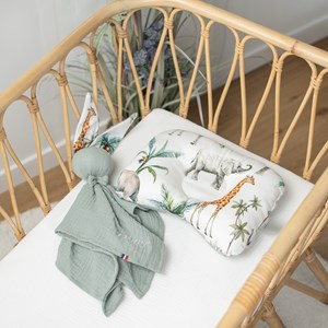 Coussin cale-tête coton safari