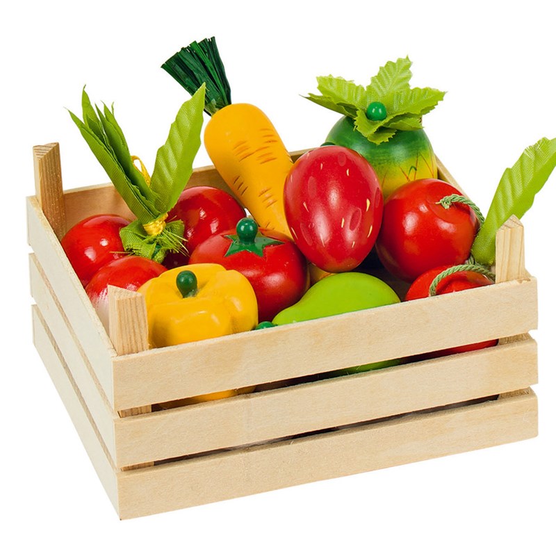 Fruits et légumes en bois goki