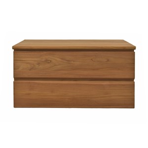 Meuble suspendu teck massif 90cm kharart