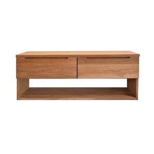 Meuble sdb teck massif 120 cm khartane