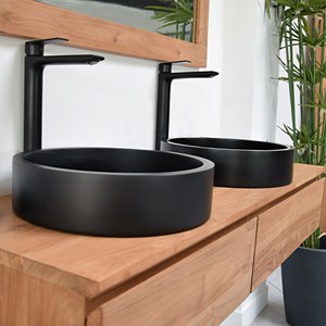 Meuble suspendu teck massif 150cm khaléï