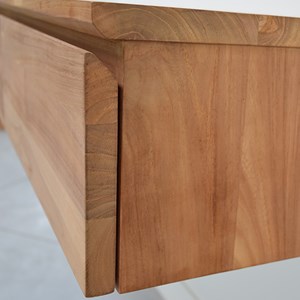 Meuble suspendu teck massif 150cm khaléï