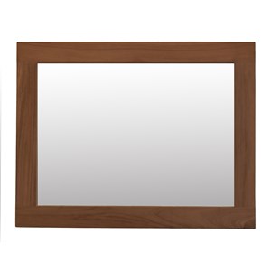 Miroir en teck massif lazy 90 x 70 cm