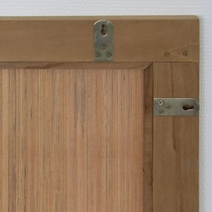Miroir en teck massif lazy 90 x 70 cm