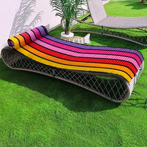Matelas de plage rose - happy chic