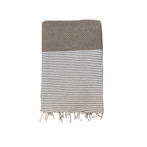 Fouta beige - mikanda taupe Beige