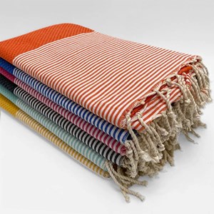 Fouta beige - mikanda taupe Beige