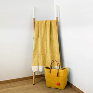 Fouta jaune - athena tournesol