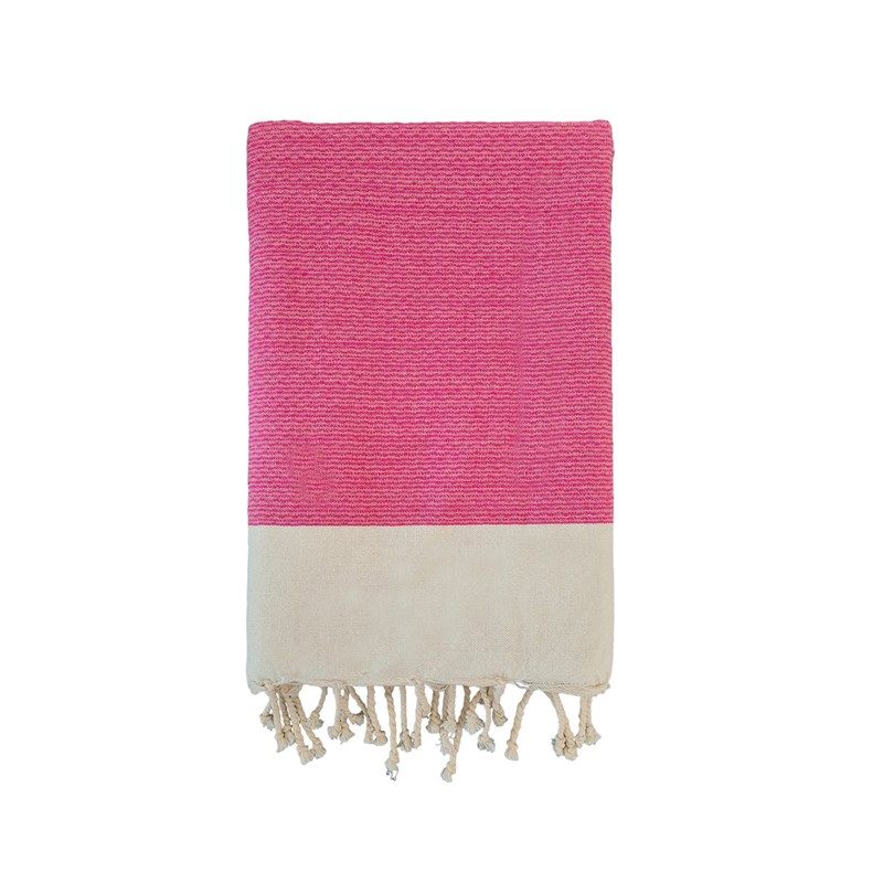 Fouta rose - athena fuchsia