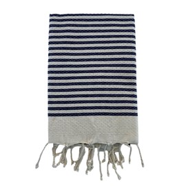 Fouta bleu - yadara bleu marine