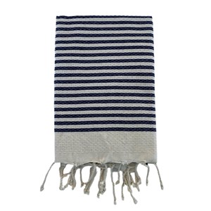 Fouta bleu - yadara bleu marine