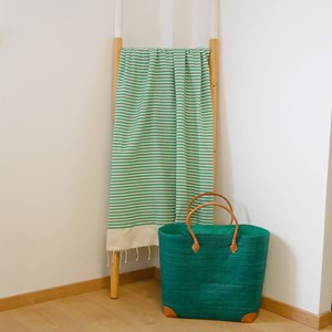 Fouta vert - yadara vert emeraude