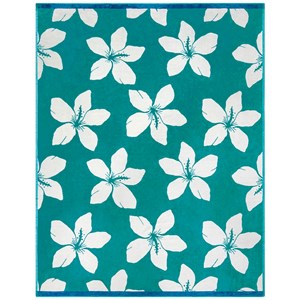 Serviette de plage xl bleu - bargara