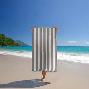 Serviette de plage beige - bahia taupe