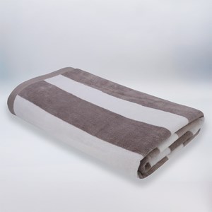 Serviette de plage beige - bahia taupe