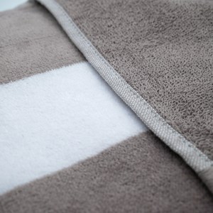 Serviette de plage beige - bahia taupe