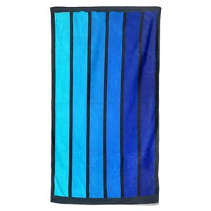 Serviette de plage bleu - happy blue