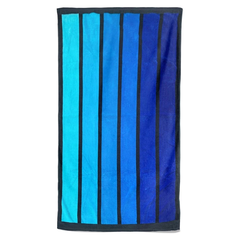 Serviette de plage bleu - happy blue