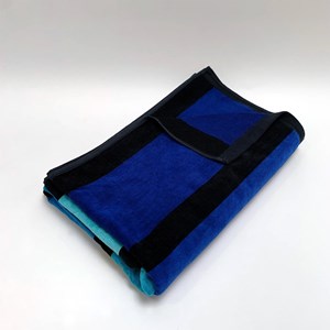 Serviette de plage bleu - happy blue