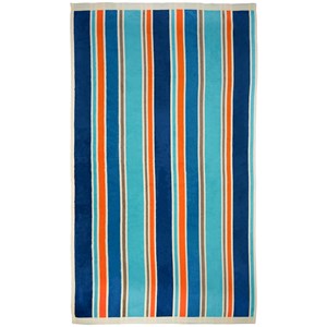 Serviette de plage bleu - zamora