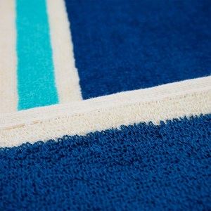 Serviette de plage bleu - zamora