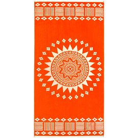 Serviette de plage orange - oranza