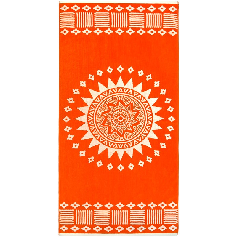 Serviette de plage orange - oranza
