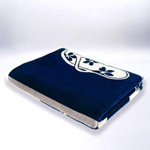 Serviette de plage bleu - tama