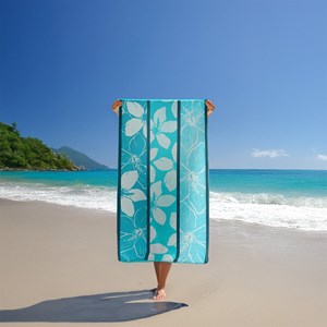 Serviette de plage bleu - miyako