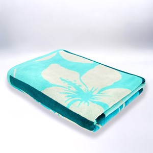 Serviette de plage bleu - miyako