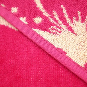 Serviette de plage rose - flora