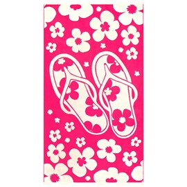 Serviette de plage rose - myrtos