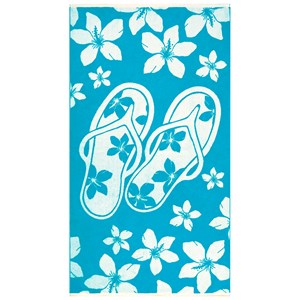 Serviette de plage bleu - milos